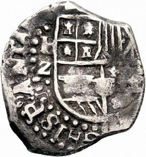 2 Reales Obverse Image minted in SPAIN in 1649Z (1621-65  -  FELIPE IV)  - The Coin Database