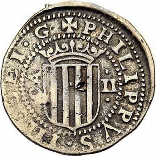 2 Reales Obverse Image minted in SPAIN in 1651 (1621-65  -  FELIPE IV)  - The Coin Database