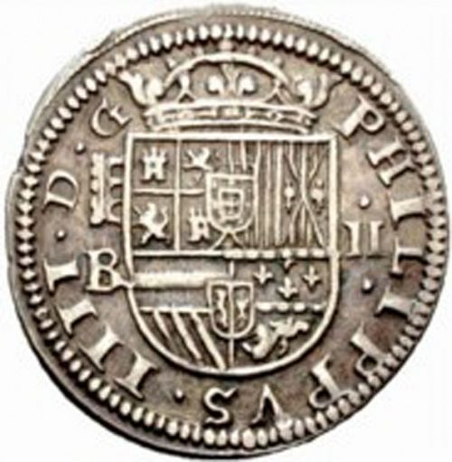 2 Reales Obverse Image minted in SPAIN in 1652BR (1621-65  -  FELIPE IV)  - The Coin Database