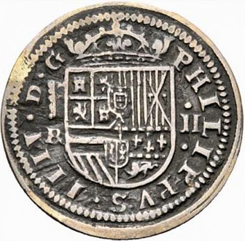 2 Reales Obverse Image minted in SPAIN in 1659BR (1621-65  -  FELIPE IV)  - The Coin Database