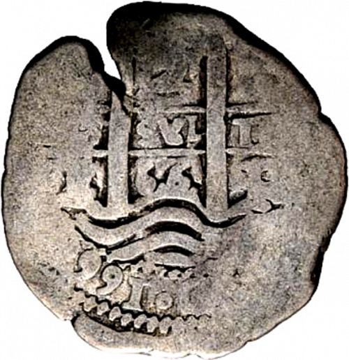 2 Reales Obverse Image minted in SPAIN in 1666E (1621-65  -  FELIPE IV)  - The Coin Database