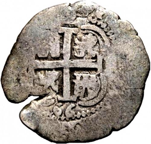 2 Reales Reverse Image minted in SPAIN in 1666E (1621-65  -  FELIPE IV)  - The Coin Database