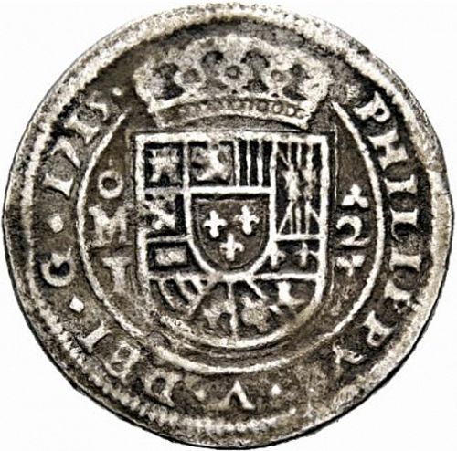 2 Reales Obverse Image minted in SPAIN in 1715J (1700-46  -  FELIPE V)  - The Coin Database