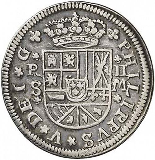 2 Reales Obverse Image minted in SPAIN in 1718M (1700-46  -  FELIPE V)  - The Coin Database