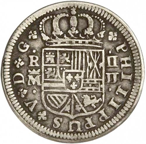 2 Reales Obverse Image minted in SPAIN in 1720JJ (1700-46  -  FELIPE V)  - The Coin Database