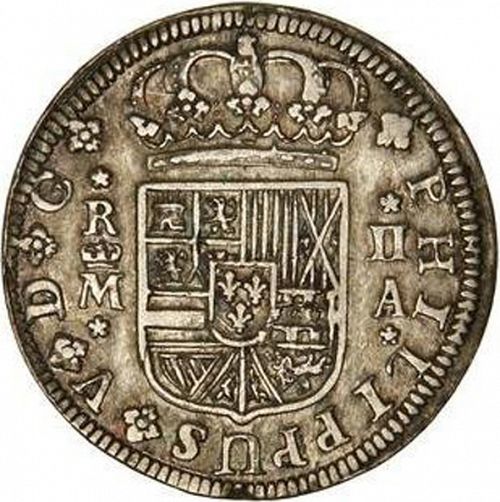 2 Reales Obverse Image minted in SPAIN in 1724A (1700-46  -  FELIPE V)  - The Coin Database