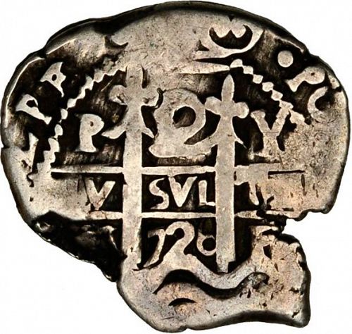 2 Reales Obverse Image minted in SPAIN in 1726Y (1700-46  -  FELIPE V)  - The Coin Database
