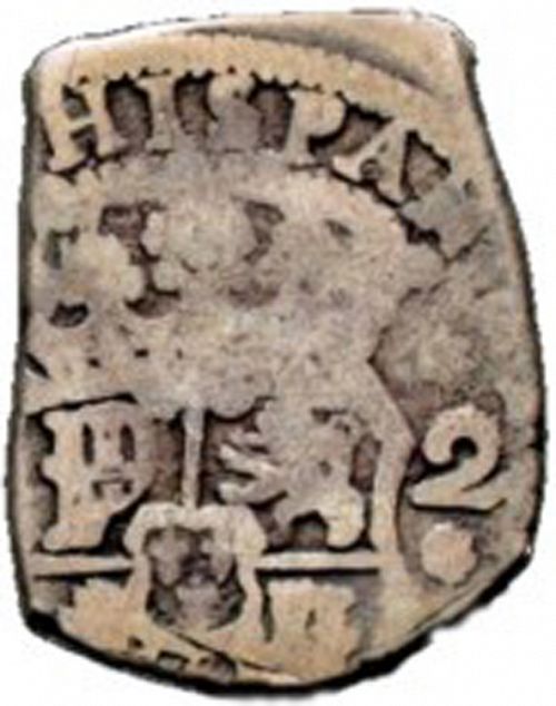 2 Reales Obverse Image minted in SPAIN in 1734J (1700-46  -  FELIPE V)  - The Coin Database
