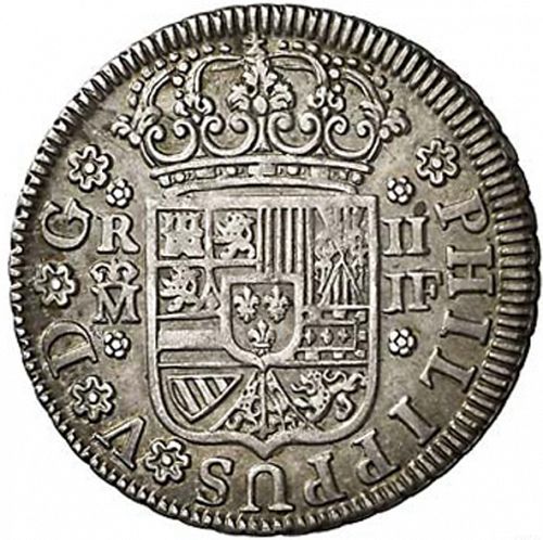 2 Reales Obverse Image minted in SPAIN in 1737JF (1700-46  -  FELIPE V)  - The Coin Database