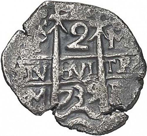 2 Reales Obverse Image minted in SPAIN in 1739M (1700-46  -  FELIPE V)  - The Coin Database