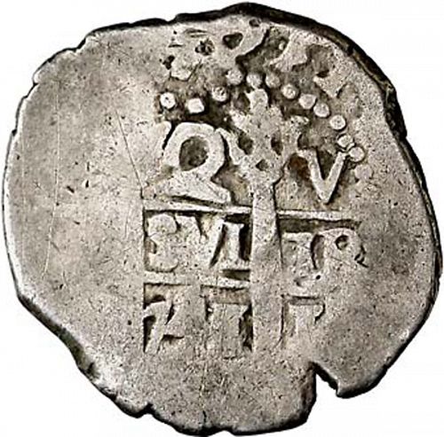 2 Reales Obverse Image minted in SPAIN in 1741V (1700-46  -  FELIPE V)  - The Coin Database