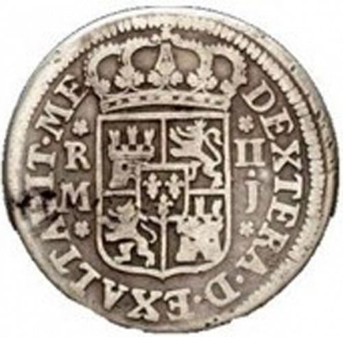 2 Reales Reverse Image minted in SPAIN in 1709J (1700-46  -  FELIPE V)  - The Coin Database
