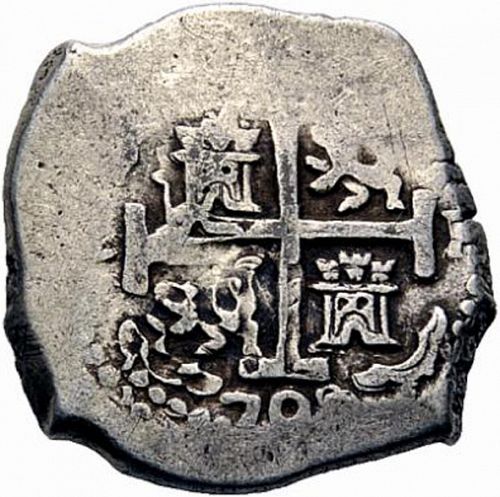 2 Reales Reverse Image minted in SPAIN in 1709M (1700-46  -  FELIPE V)  - The Coin Database