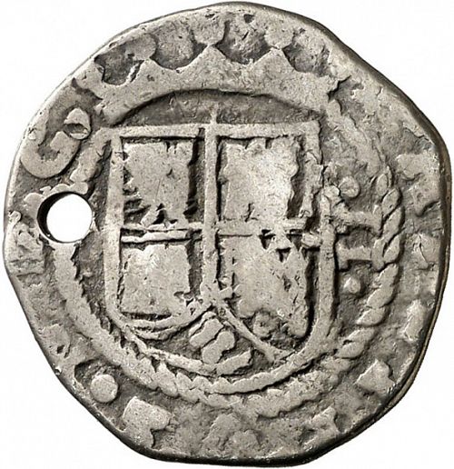 2 Reales Reverse Image minted in SPAIN in 1722FS (1700-46  -  FELIPE V)  - The Coin Database