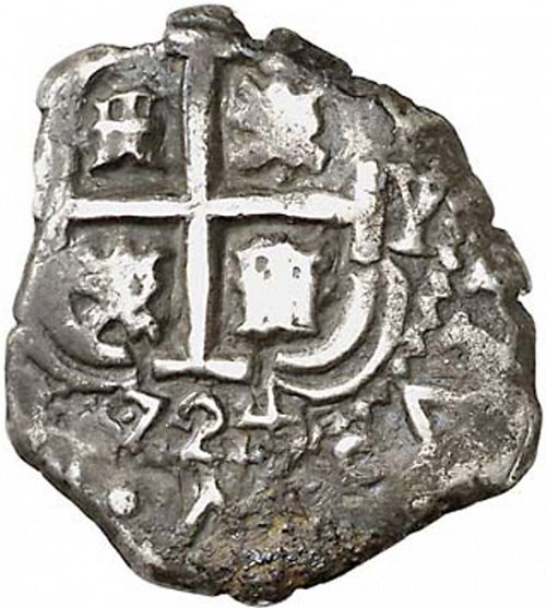2 Reales Reverse Image minted in SPAIN in 1724Y (1700-46  -  FELIPE V)  - The Coin Database