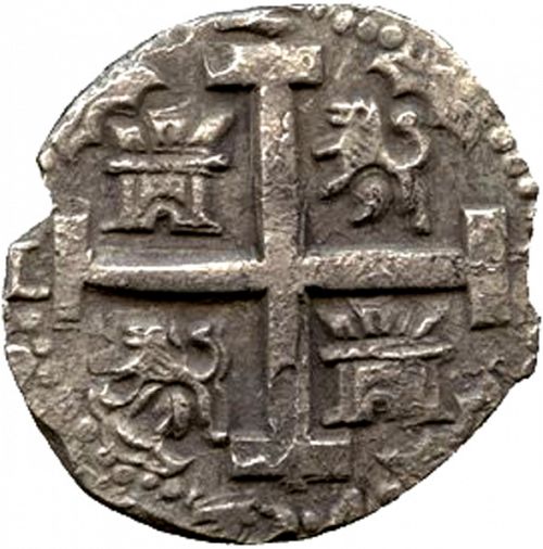 2 Reales Reverse Image minted in SPAIN in 1734N (1700-46  -  FELIPE V)  - The Coin Database