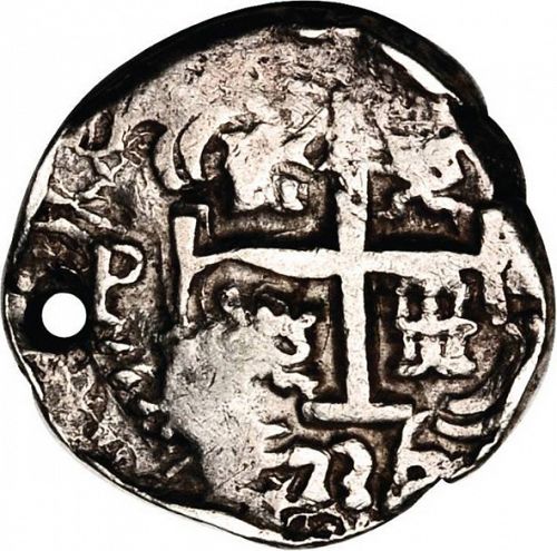 2 Reales Reverse Image minted in SPAIN in 1737E (1700-46  -  FELIPE V)  - The Coin Database