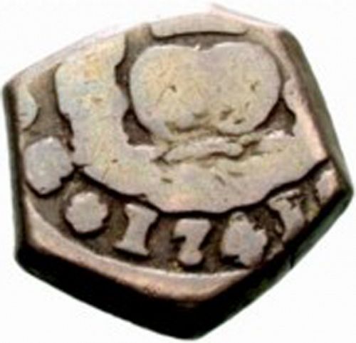2 Reales Reverse Image minted in SPAIN in 1741J (1700-46  -  FELIPE V)  - The Coin Database