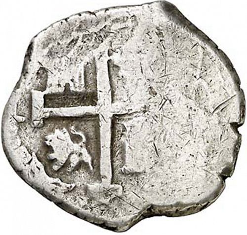 2 Reales Reverse Image minted in SPAIN in 1744V (1700-46  -  FELIPE V)  - The Coin Database