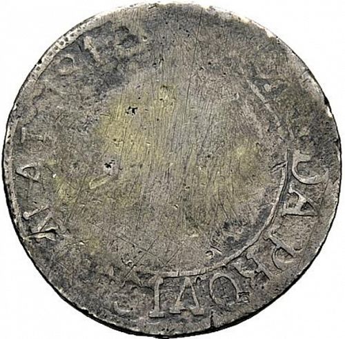 2 Reales Obverse Image minted in SPAIN in 1813 (1810-22  -  FERNANDO VII - Independence War)  - The Coin Database