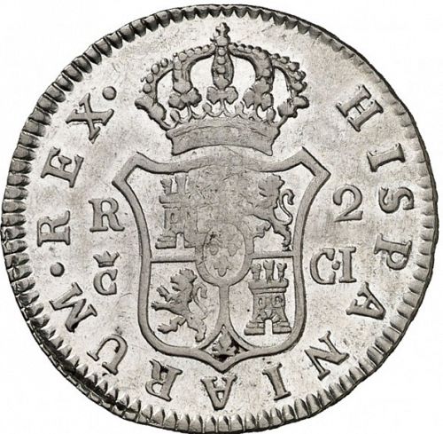 2 Reales Reverse Image minted in SPAIN in 1810CI (1808-33  -  FERNANDO VII)  - The Coin Database