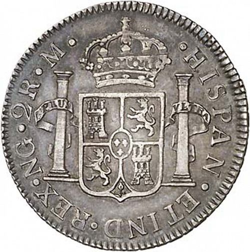 2 Reales Reverse Image minted in SPAIN in 1810M (1808-33  -  FERNANDO VII)  - The Coin Database