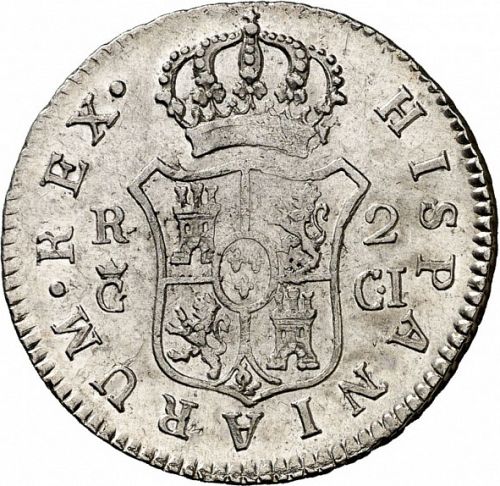 2 Reales Reverse Image minted in SPAIN in 1812CI (1808-33  -  FERNANDO VII)  - The Coin Database