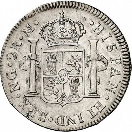 2 Reales Reverse Image minted in SPAIN in 1812M (1808-33  -  FERNANDO VII)  - The Coin Database