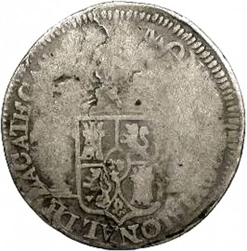 2 Reales Reverse Image minted in SPAIN in 1812 (1808-33  -  FERNANDO VII)  - The Coin Database