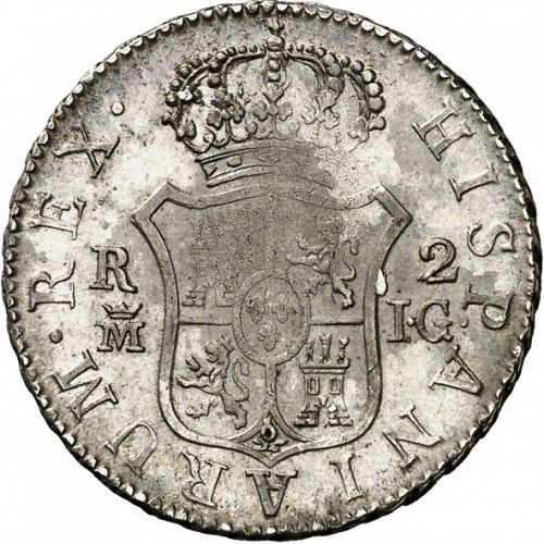2 Reales Reverse Image minted in SPAIN in 1813IG (1808-33  -  FERNANDO VII)  - The Coin Database