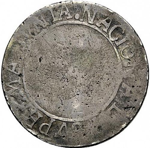 2 Reales Reverse Image minted in SPAIN in 1813 (1810-22  -  FERNANDO VII - Independence War)  - The Coin Database