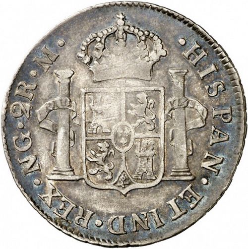 2 Reales Reverse Image minted in SPAIN in 1815M (1808-33  -  FERNANDO VII)  - The Coin Database