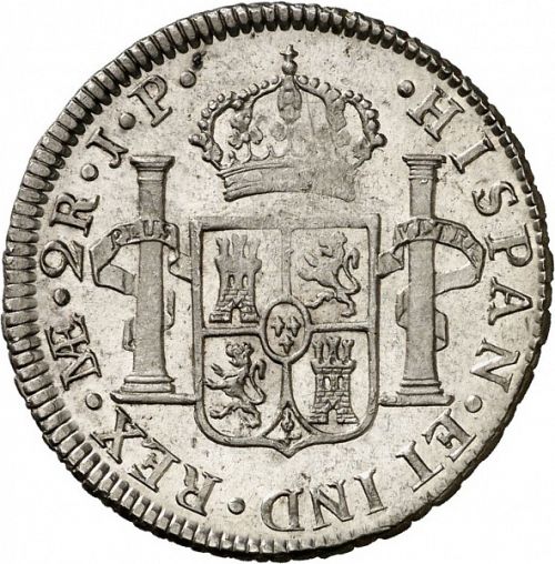 2 Reales Reverse Image minted in SPAIN in 1818JP (1808-33  -  FERNANDO VII)  - The Coin Database