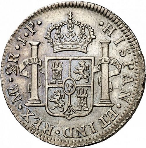 2 Reales Reverse Image minted in SPAIN in 1819JP (1808-33  -  FERNANDO VII)  - The Coin Database