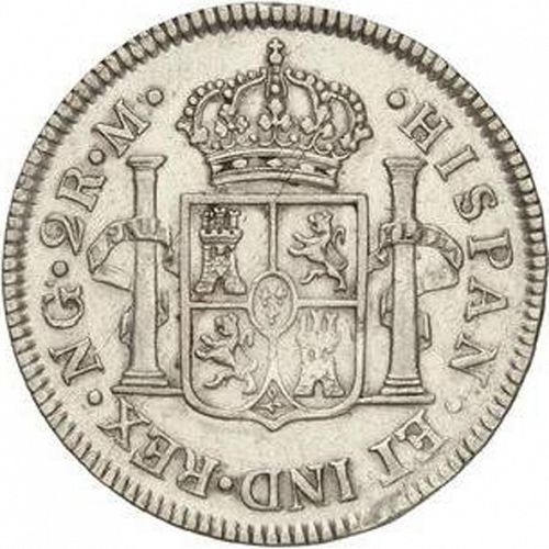 2 Reales Reverse Image minted in SPAIN in 1821M (1808-33  -  FERNANDO VII)  - The Coin Database