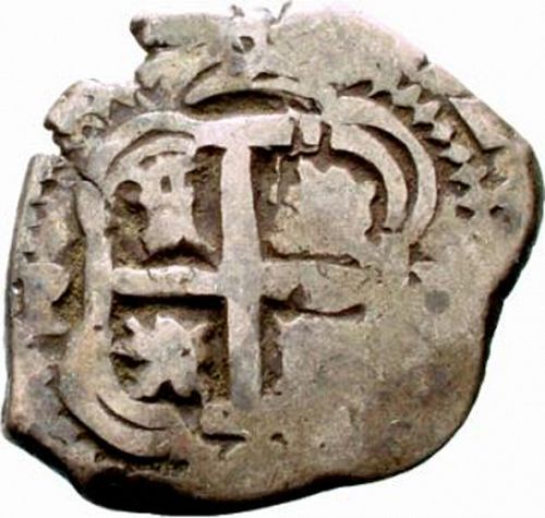 2 Reales Reverse Image minted in SPAIN in 1727Y (1724  -  LUIS I)  - The Coin Database