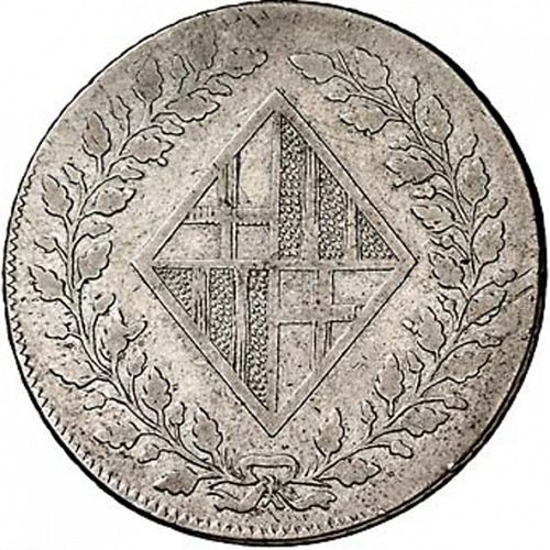 2 half Pesetas Obverse Image minted in SPAIN in 1810 (1808-13  -  JOSE NAPOLEON - Barcelona)  - The Coin Database