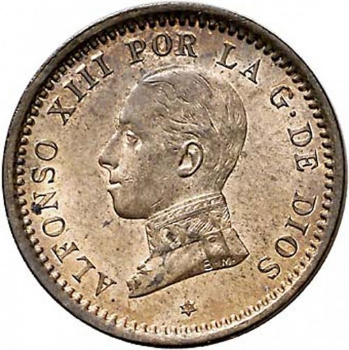 2 Céntimos Obverse Image minted in SPAIN in 1911 / 11 (1886-31  -  ALFONSO XIII)  - The Coin Database