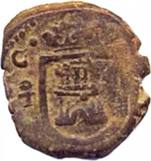 2 Maravedies Obverse Image minted in SPAIN in 1680 (1665-00  -  CARLOS II)  - The Coin Database