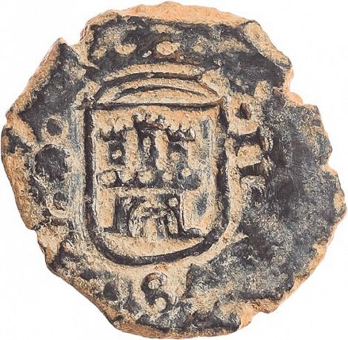 2 Maravedies Obverse Image minted in SPAIN in 1684 (1665-00  -  CARLOS II)  - The Coin Database
