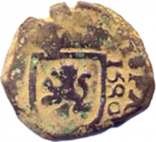 2 Maravedies Reverse Image minted in SPAIN in 1680 (1665-00  -  CARLOS II)  - The Coin Database