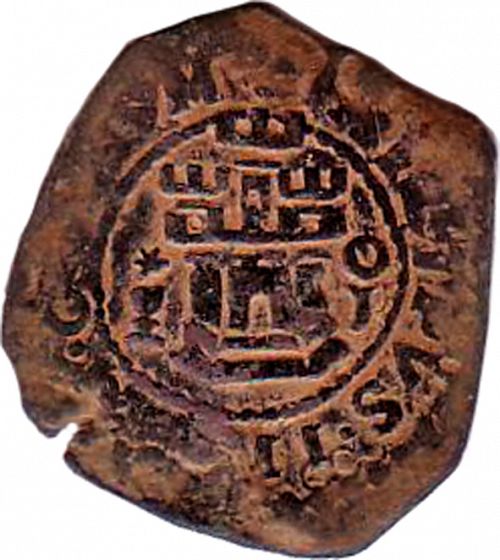 2 Maravedies Obverse Image minted in SPAIN in 1601I (1598-21  -  FELIPE III)  - The Coin Database