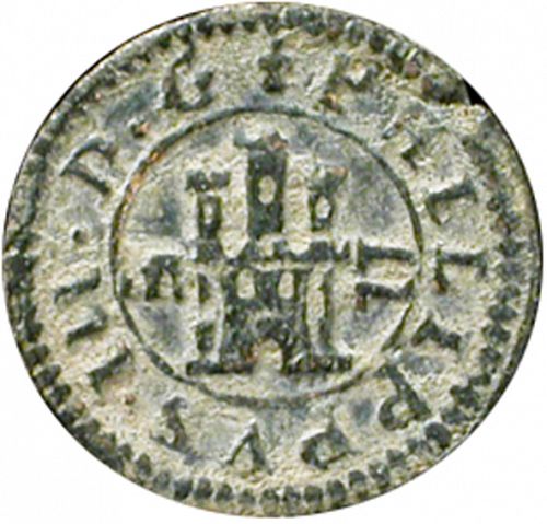 2 Maravedies Obverse Image minted in SPAIN in 1602 (1598-21  -  FELIPE III)  - The Coin Database