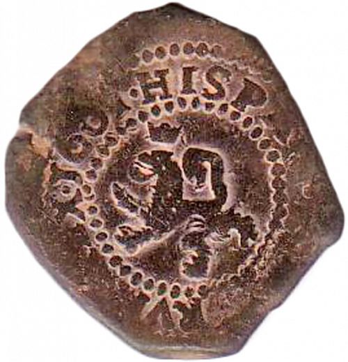 2 Maravedies Reverse Image minted in SPAIN in 1601I (1598-21  -  FELIPE III)  - The Coin Database