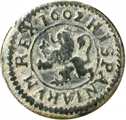 2 Maravedies Reverse Image minted in SPAIN in 1602 (1598-21  -  FELIPE III)  - The Coin Database