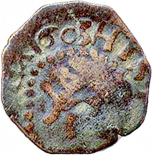 2 Maravedies Reverse Image minted in SPAIN in 1603M (1598-21  -  FELIPE III)  - The Coin Database