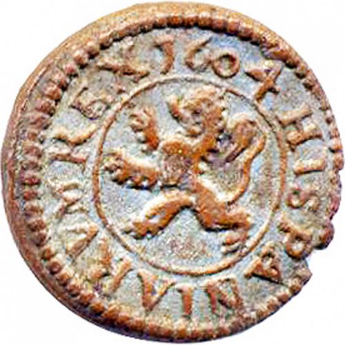 2 Maravedies Reverse Image minted in SPAIN in 1604 (1598-21  -  FELIPE III)  - The Coin Database
