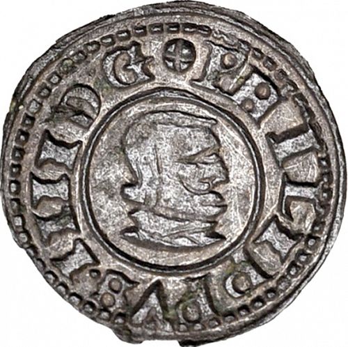 2 Maravedies Obverse Image minted in SPAIN in 1661S (1621-65  -  FELIPE IV)  - The Coin Database