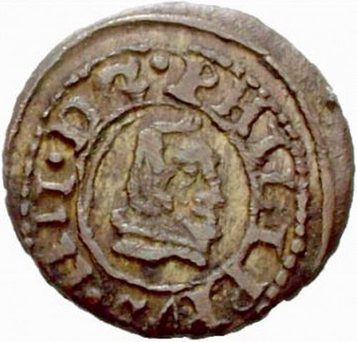 2 Maravedies Obverse Image minted in SPAIN in 1663BR (1621-65  -  FELIPE IV)  - The Coin Database