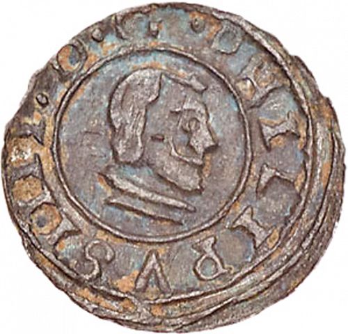 2 Maravedies Obverse Image minted in SPAIN in 1663CA (1621-65  -  FELIPE IV)  - The Coin Database